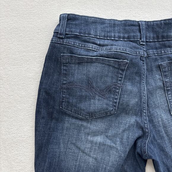 Wrangler Jeans Women Size 13/14 x 32 Straight Leg Western Rodeo Dark Wash Denim - Picture 11 of 12